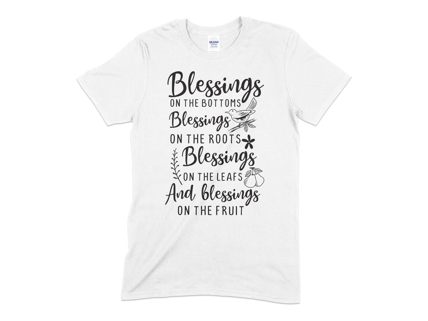 Mealtime Blessings christian t-shirt - Premium t-shirt from MyDesigns - Just $18.95! Shop now at Lees Krazy Teez