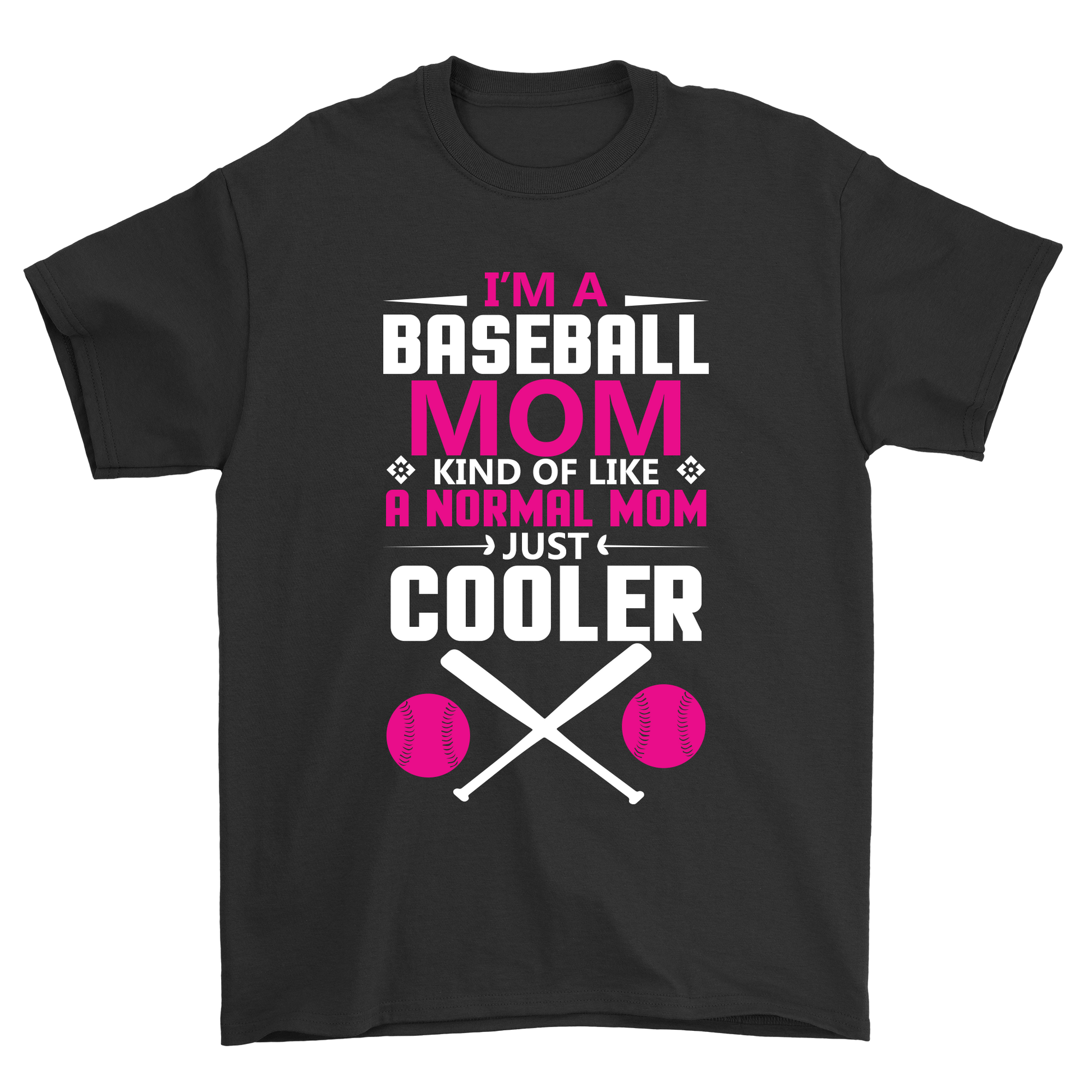 I'm a baseball mom kind of like just cooler t-shirt - Premium t-shirt from MyDesigns - Just $19.95! Shop now at Lees Krazy Teez