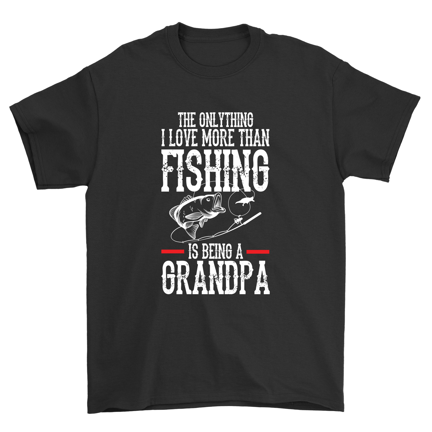 Fishing is being a grandpa Men's t-shirt - Premium t-shirt from MyDesigns - Just $21.95! Shop now at Lees Krazy Teez