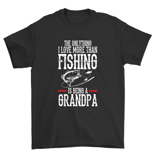 Fishing is being a grandpa Men's t-shirt - Premium t-shirt from MyDesigns - Just $21.95! Shop now at Lees Krazy Teez