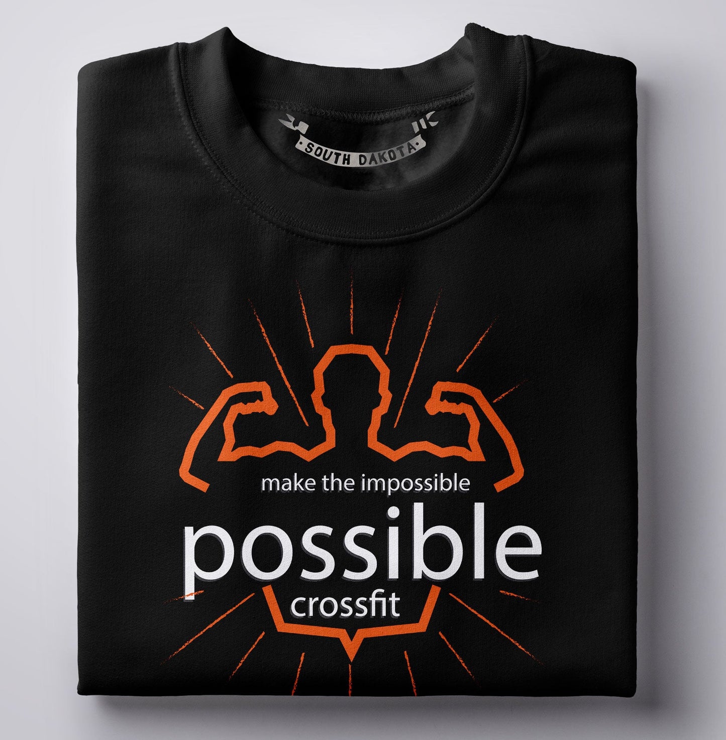 Make the impossible possible crossfit t-shirt - Premium t-shirt from MyDesigns - Just $19.95! Shop now at Lees Krazy Teez