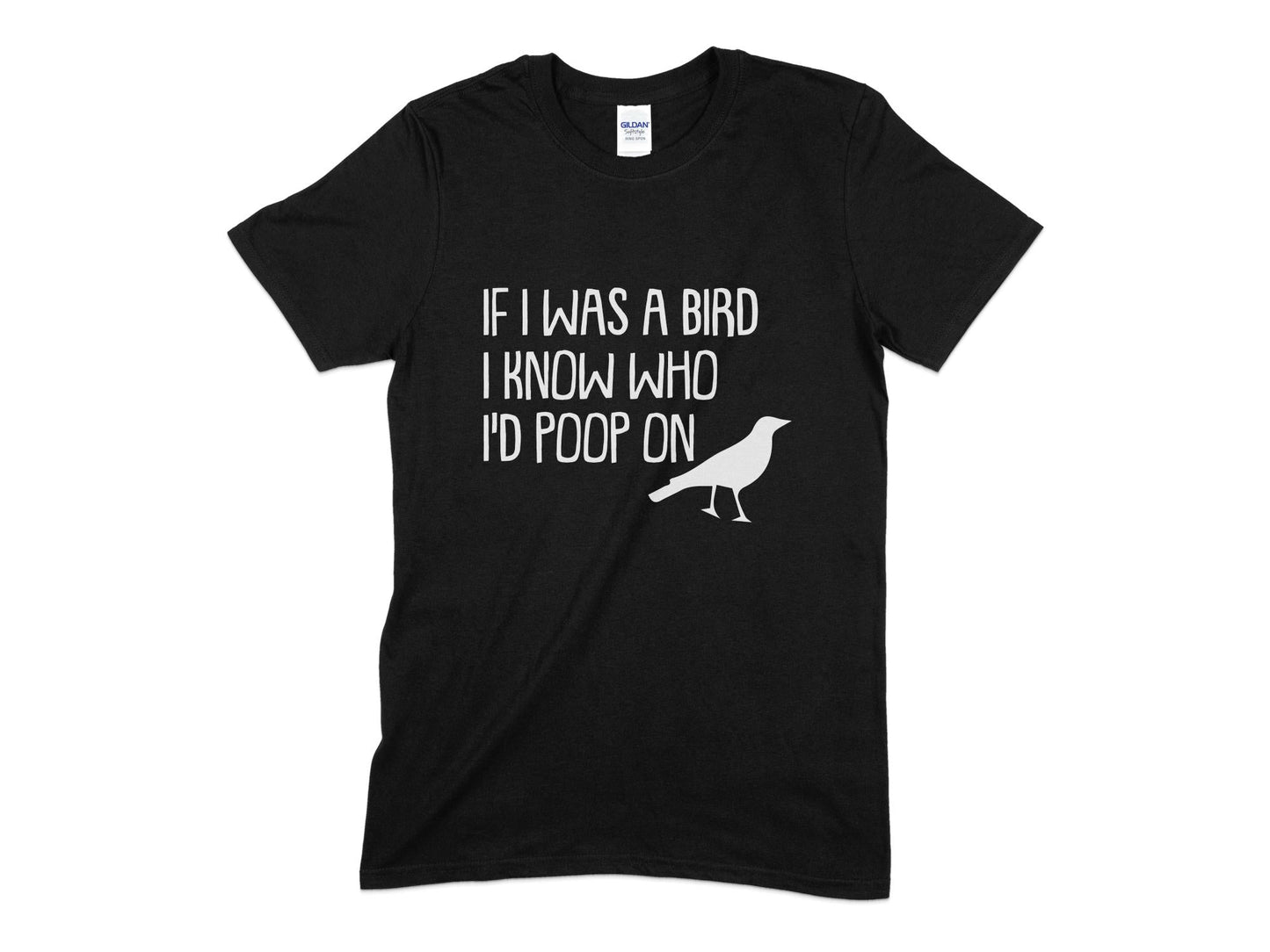 funny bird pooping t-shirt - Premium t-shirt from MyDesigns - Just $19.95! Shop now at Lees Krazy Teez