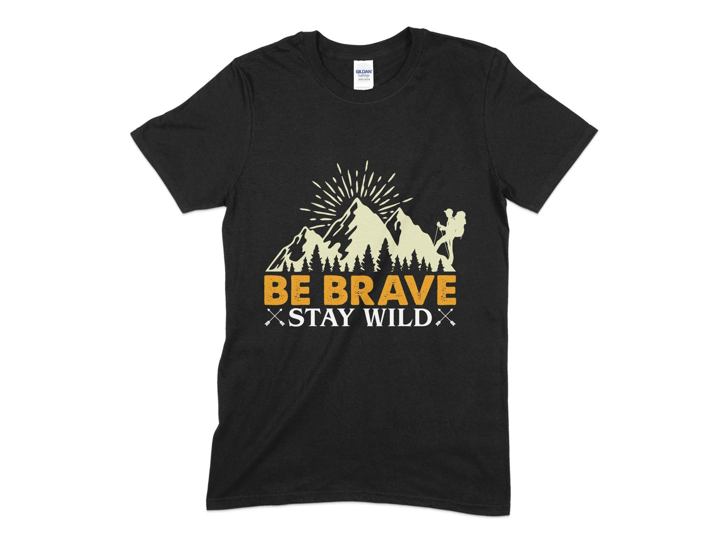 Be brave stay wild - Premium t-shirt from MyDesigns - Just $19.95! Shop now at Lees Krazy Teez