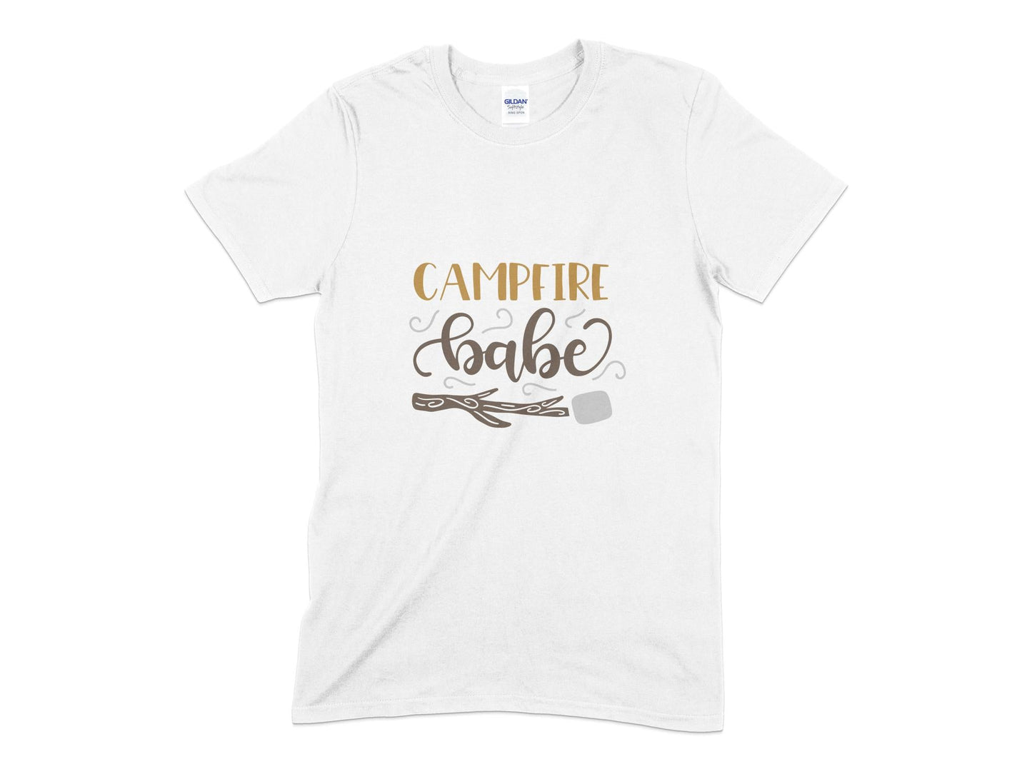 Campfire babe womens ladies t-shirt - Premium t-shirt from MyDesigns - Just $18.95! Shop now at Lees Krazy Teez