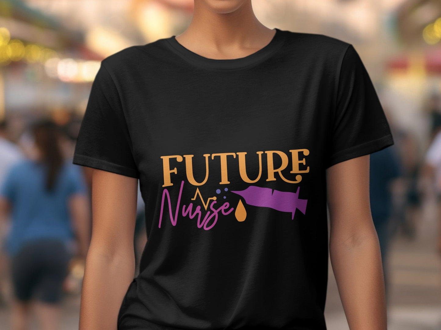 Future nurse awesome women's work t-shirt - Premium t-shirt from MyDesigns - Just $21.95! Shop now at Lees Krazy Teez