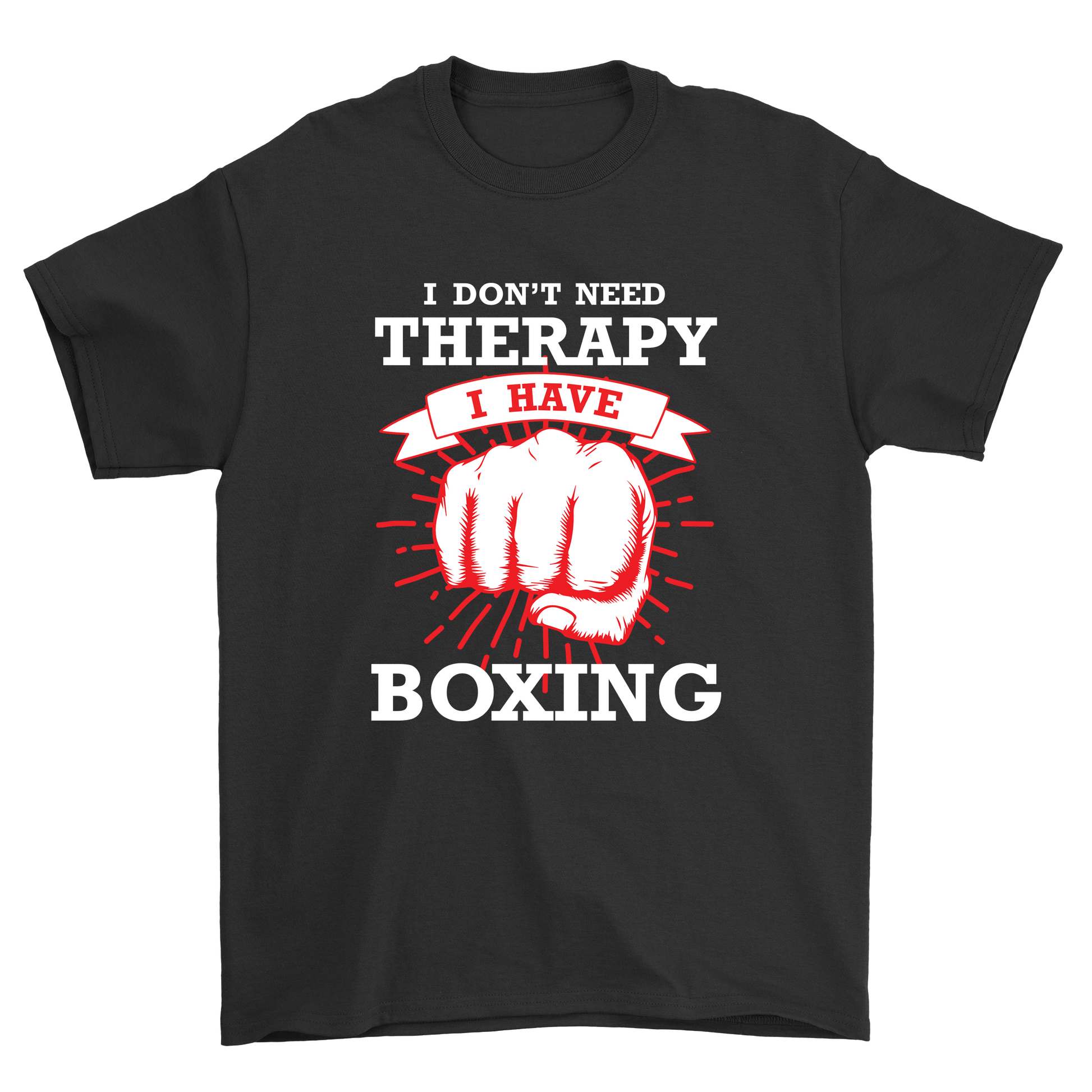 I don't need therapy i have boxing Mens t-shirt - Premium t-shirt from MyDesigns - Just $17.95! Shop now at Lees Krazy Teez