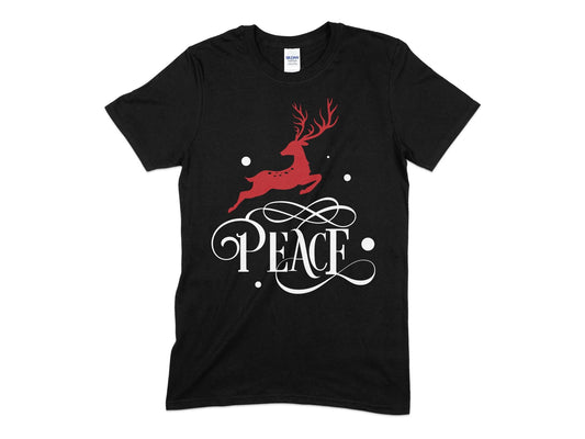 Peace white and red t-shirt - Premium t-shirt from MyDesigns - Just $17.95! Shop now at Lees Krazy Teez