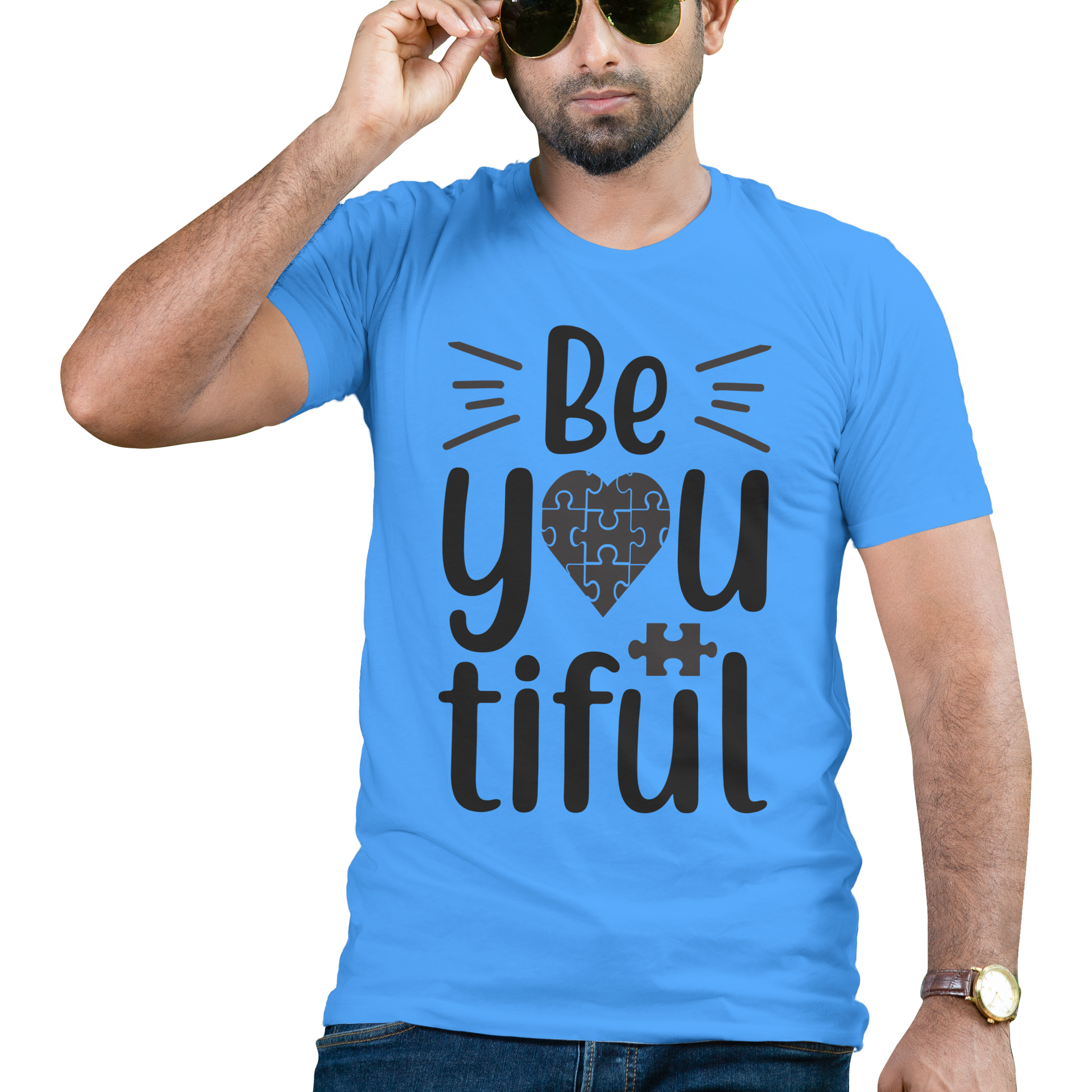 Be youtiful funny Men's t-shirt - Premium t-shirt from MyDesigns - Just $19.95! Shop now at Lees Krazy Teez