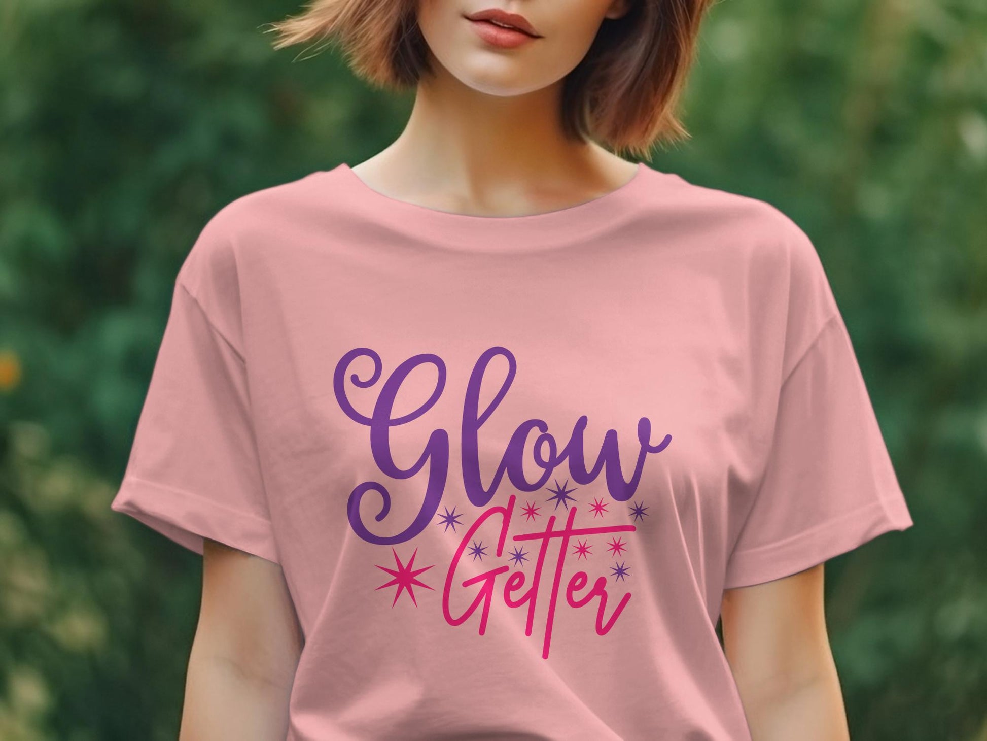 Glow Getter Women's Ladies t-shirt - Premium t-shirt from MyDesigns - Just $19.95! Shop now at Lees Krazy Teez