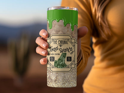 Toad Warts Straight - 20oz skinny sublimation tumbler - Premium tumbler from MyDesigns - Just $29.95! Shop now at Lees Krazy Teez