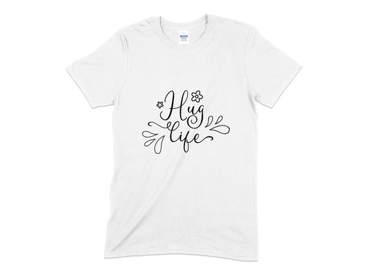 Hug Life cute hugger cuddle buddy unisex t-shirt - Premium t-shirt from MyDesigns - Just $19.95! Shop now at Lees Krazy Teez