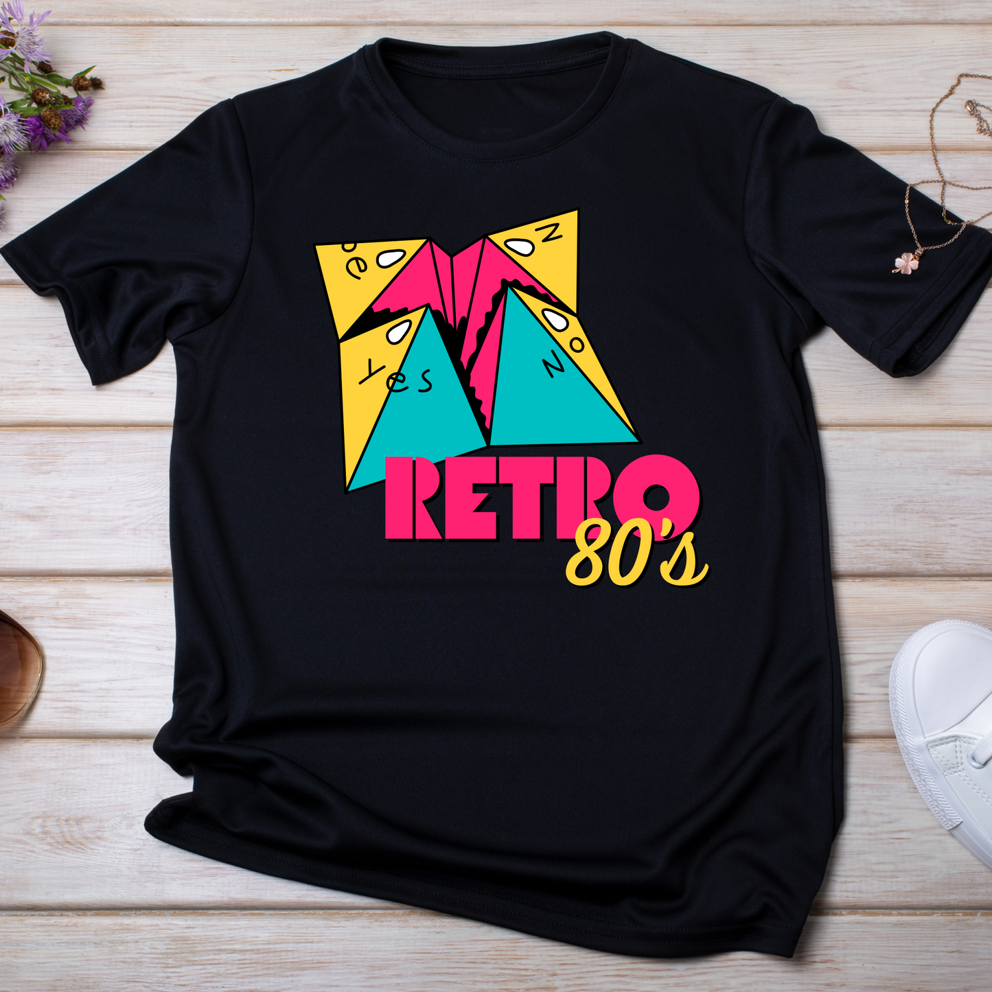 80s Retro gradient colorful - cool vintage t shirt - Premium t-shirt from Lees Krazy Teez - Just $21.95! Shop now at Lees Krazy Teez