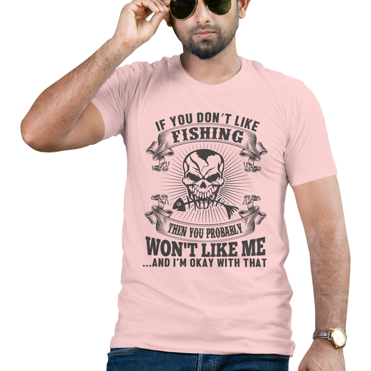 If you don't like fishing wont like me t-shirt - Premium t-shirt from MyDesigns - Just $19.95! Shop now at Lees Krazy Teez