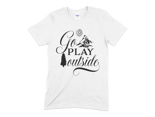 Go Play Outside unisex t-shirt - Premium t-shirt from MyDesigns - Just $18.95! Shop now at Lees Krazy Teez