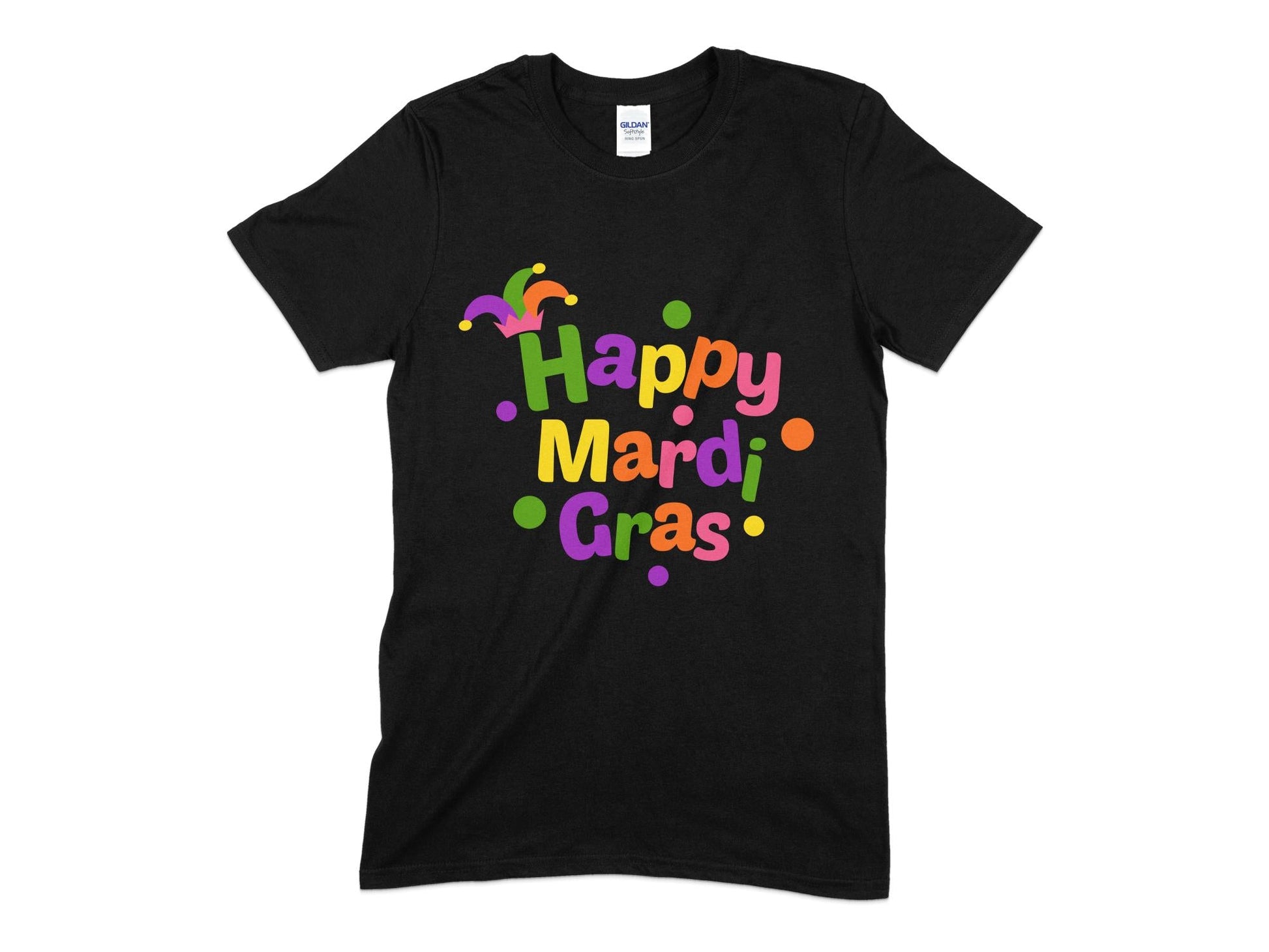 Happy Mardi Gras Unisex t-shirt - Premium t-shirt from MyDesigns - Just $19.95! Shop now at Lees Krazy Teez