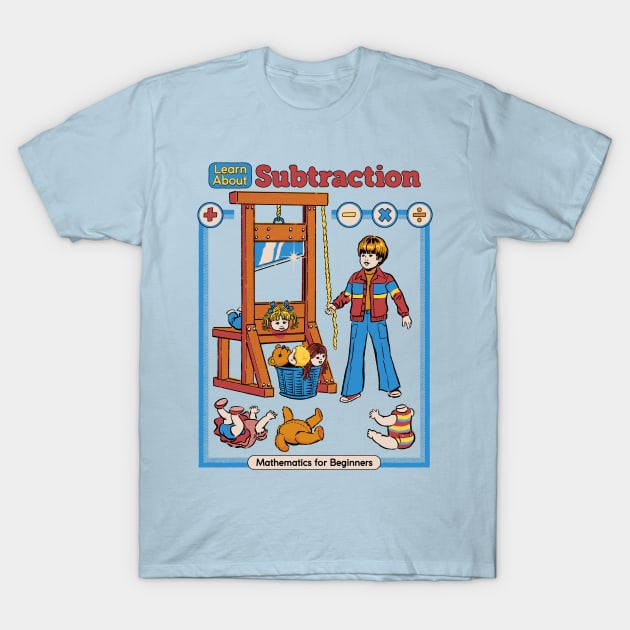 Learn about subtraction funny unisex t-shirt - Premium t-shirt from Lees Krazy Teez - Just $16.95! Shop now at Lees Krazy Teez