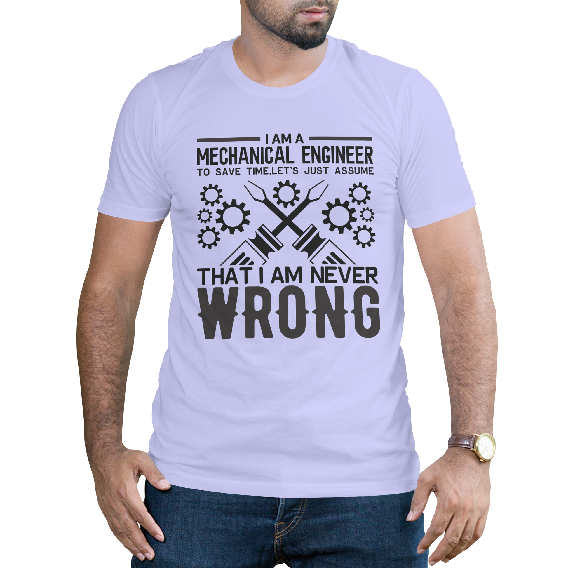 I am a mechanical engineer that i am never wrong t-shirt - Premium t-shirt from MyDesigns - Just $19.95! Shop now at Lees Krazy Teez