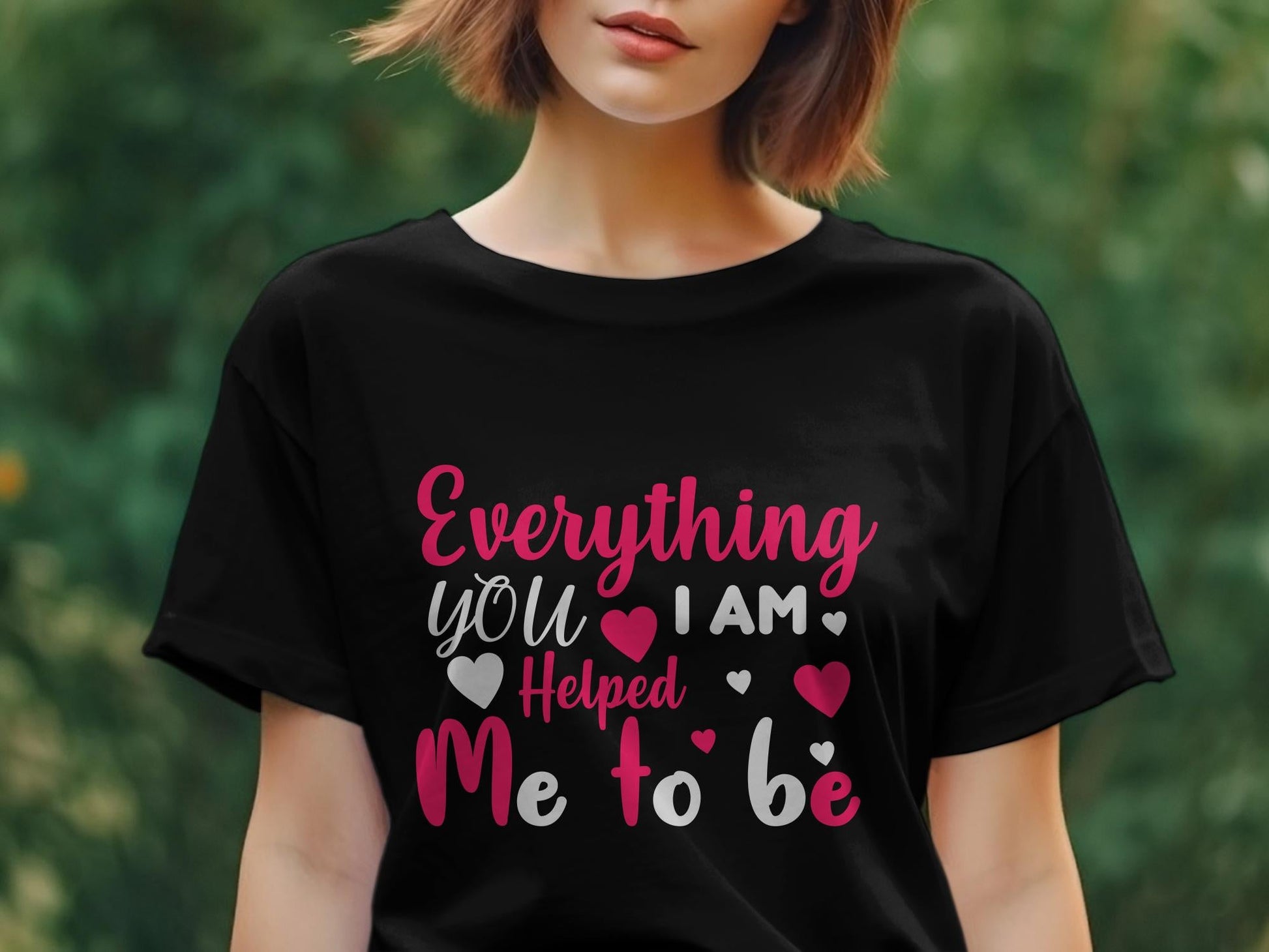 Everything you i am helped me to be Women's tee - Premium t-shirt from MyDesigns - Just $19.95! Shop now at Lees Krazy Teez