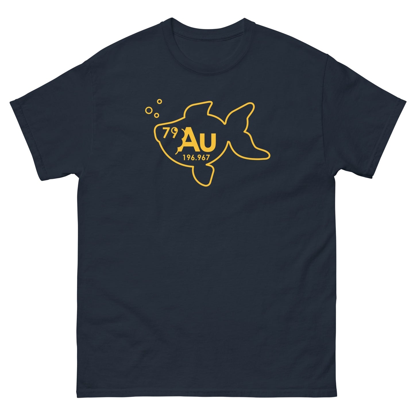 Au 196 fish blowing bubbles Men's t-shirt - Premium t-shirt from MyDesigns - Just $19.95! Shop now at Lees Krazy Teez