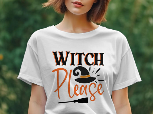 Witch Please Women's Halloween t-shirt - Premium t-shirt from MyDesigns - Just $21.95! Shop now at Lees Krazy Teez