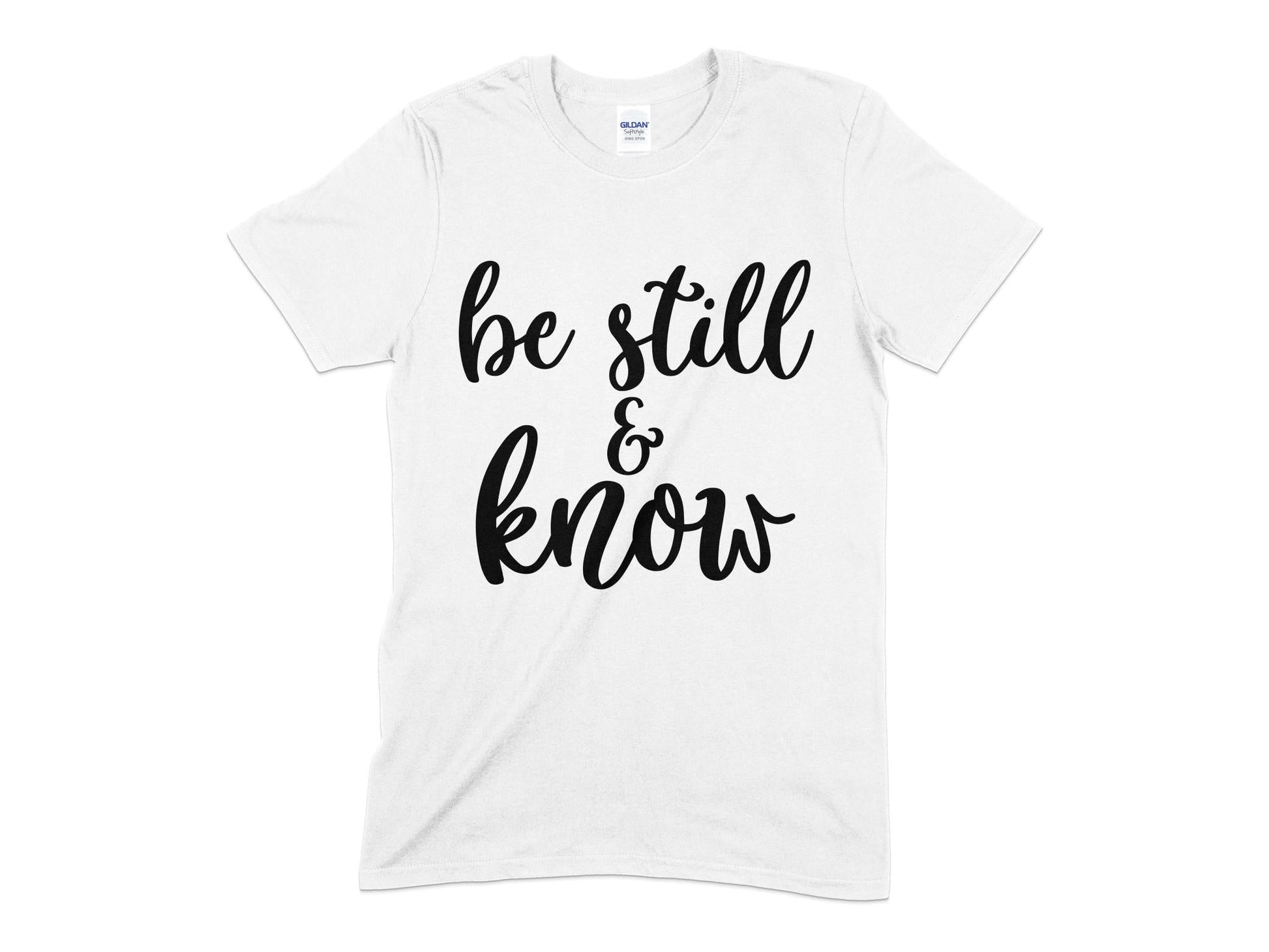 Be still and know Mens womens unisex t-shirt - Premium t-shirt from MyDesigns - Just $19.95! Shop now at Lees Krazy Teez