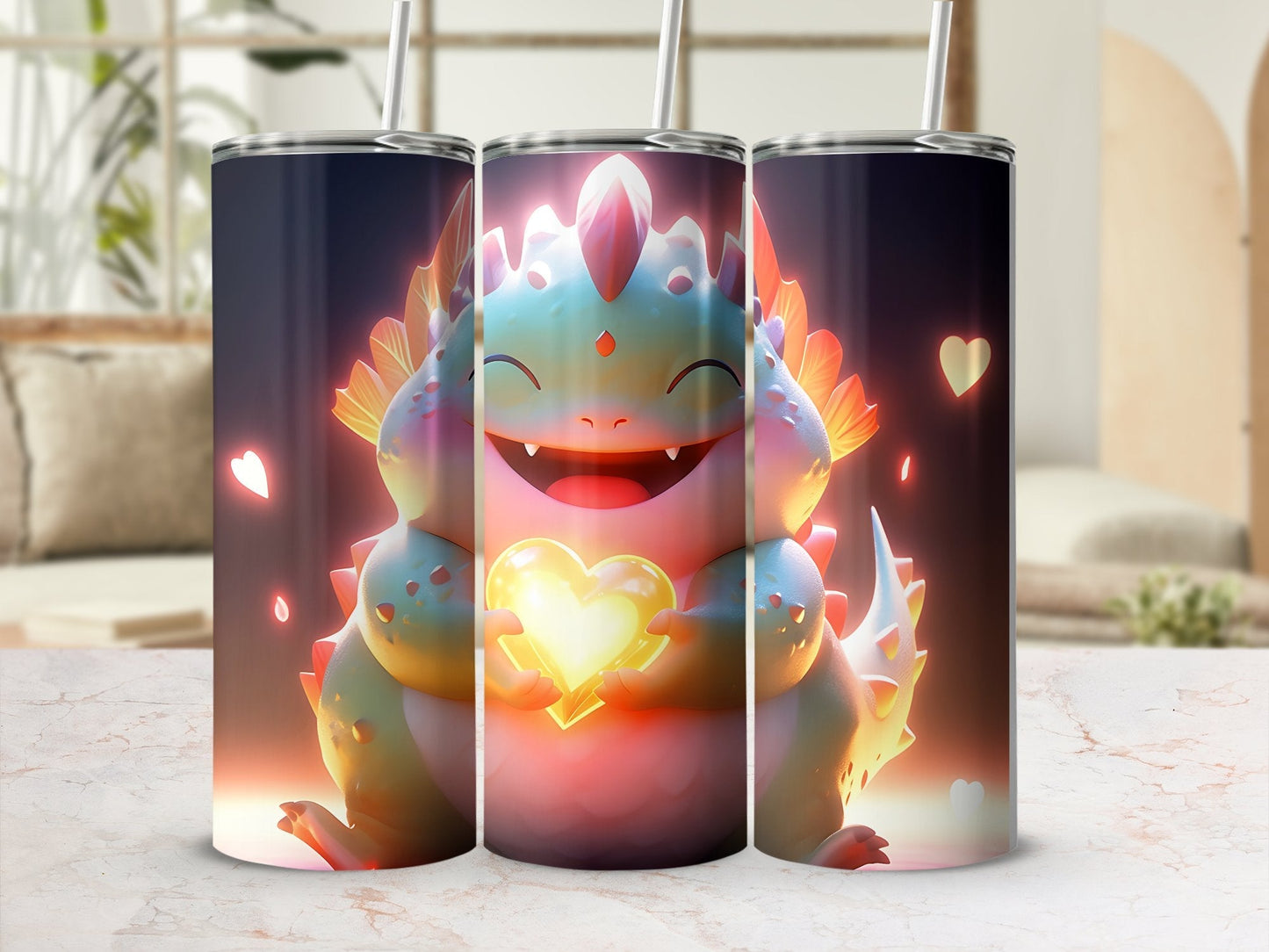 Cute tiny monster tumbler wrap 20oz skinny tumbler - Premium tumbler from MyDesigns - Just $26.95! Shop now at Lees Krazy Teez