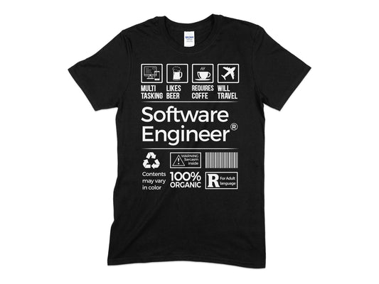 Software engineer 100 organic t-shirt - Premium t-shirt from MyDesigns - Just $19.95! Shop now at Lees Krazy Teez