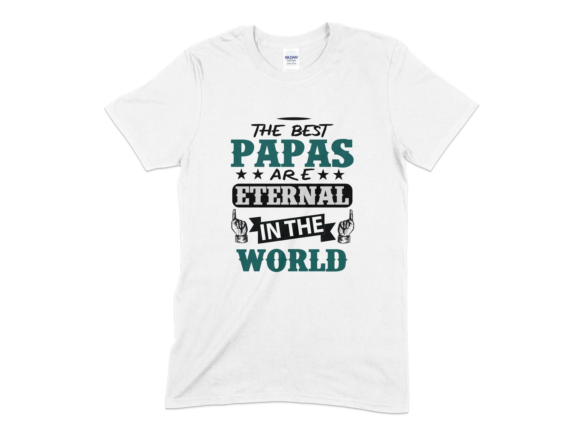 The best papas are eternal in the world t-shirt - Premium t-shirt from MyDesigns - Just $19.95! Shop now at Lees Krazy Teez