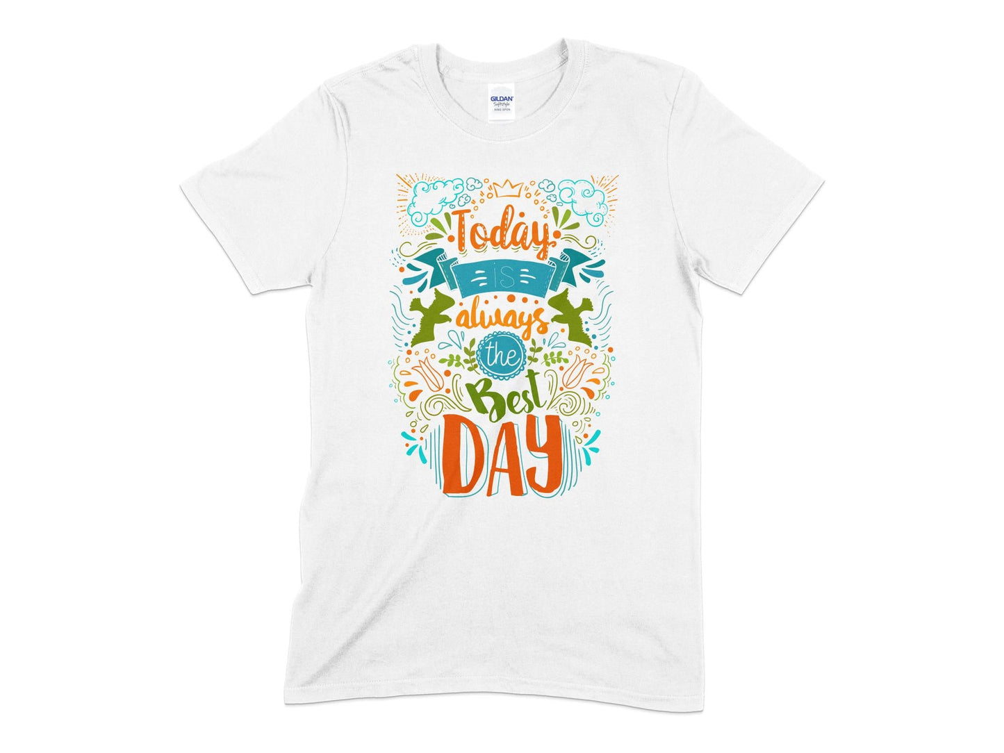 Today always the best day Unisex t-shirt - Premium t-shirt from MyDesigns - Just $18.95! Shop now at Lees Krazy Teez