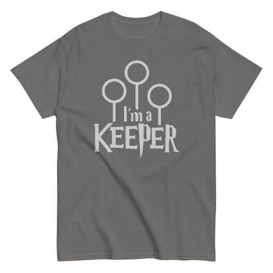 I'm a keeper nice unique awesome Men's t-shirt - Premium t-shirt from MyDesigns - Just $19.95! Shop now at Lees Krazy Teez
