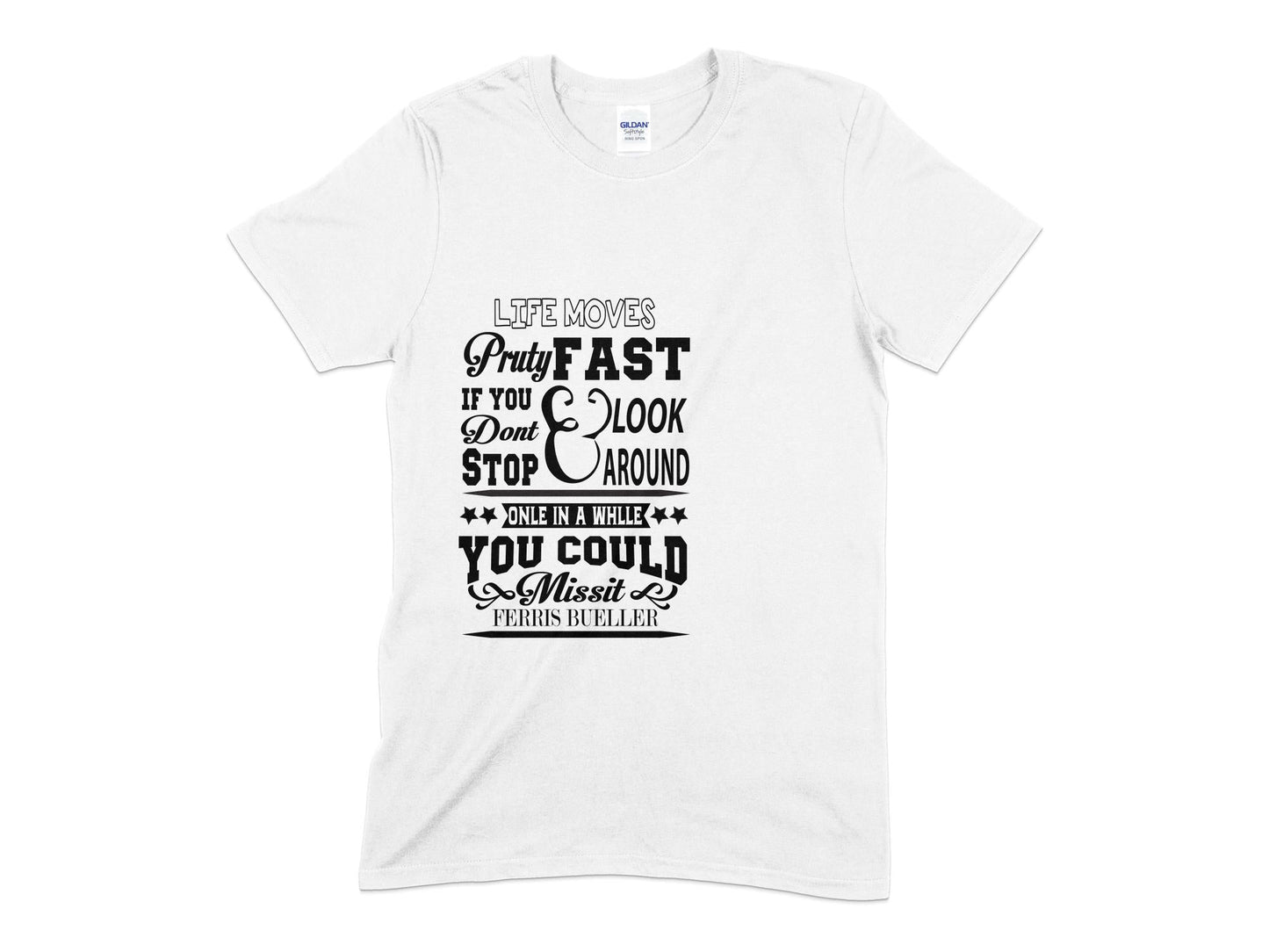 Life moves pruty fast if you dont stop t-shirt - Premium t-shirt from MyDesigns - Just $19.95! Shop now at Lees Krazy Teez