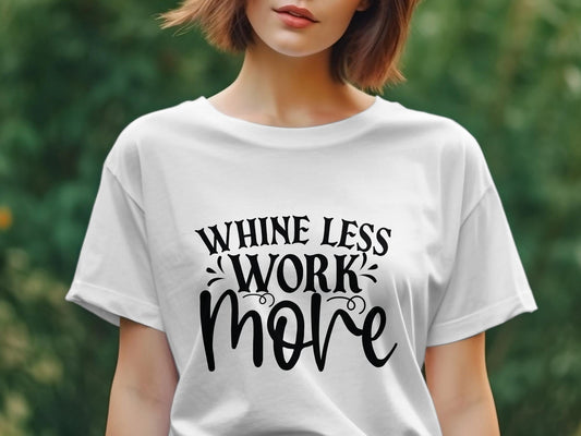 Whine less work more Women's tee - Premium t-shirt from MyDesigns - Just $19.95! Shop now at Lees Krazy Teez