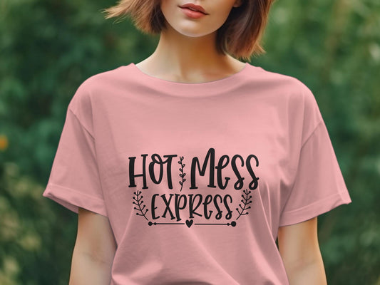 Hot Mess Express Women's awesome t-shirt - Premium t-shirt from MyDesigns - Just $21.95! Shop now at Lees Krazy Teez