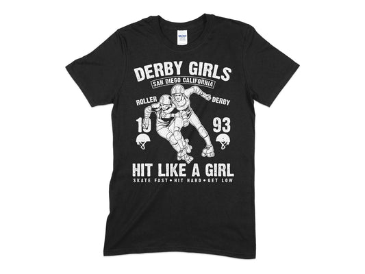 Derby girls san diego california t-shirt - Premium t-shirt from MyDesigns - Just $17.95! Shop now at Lees Krazy Teez