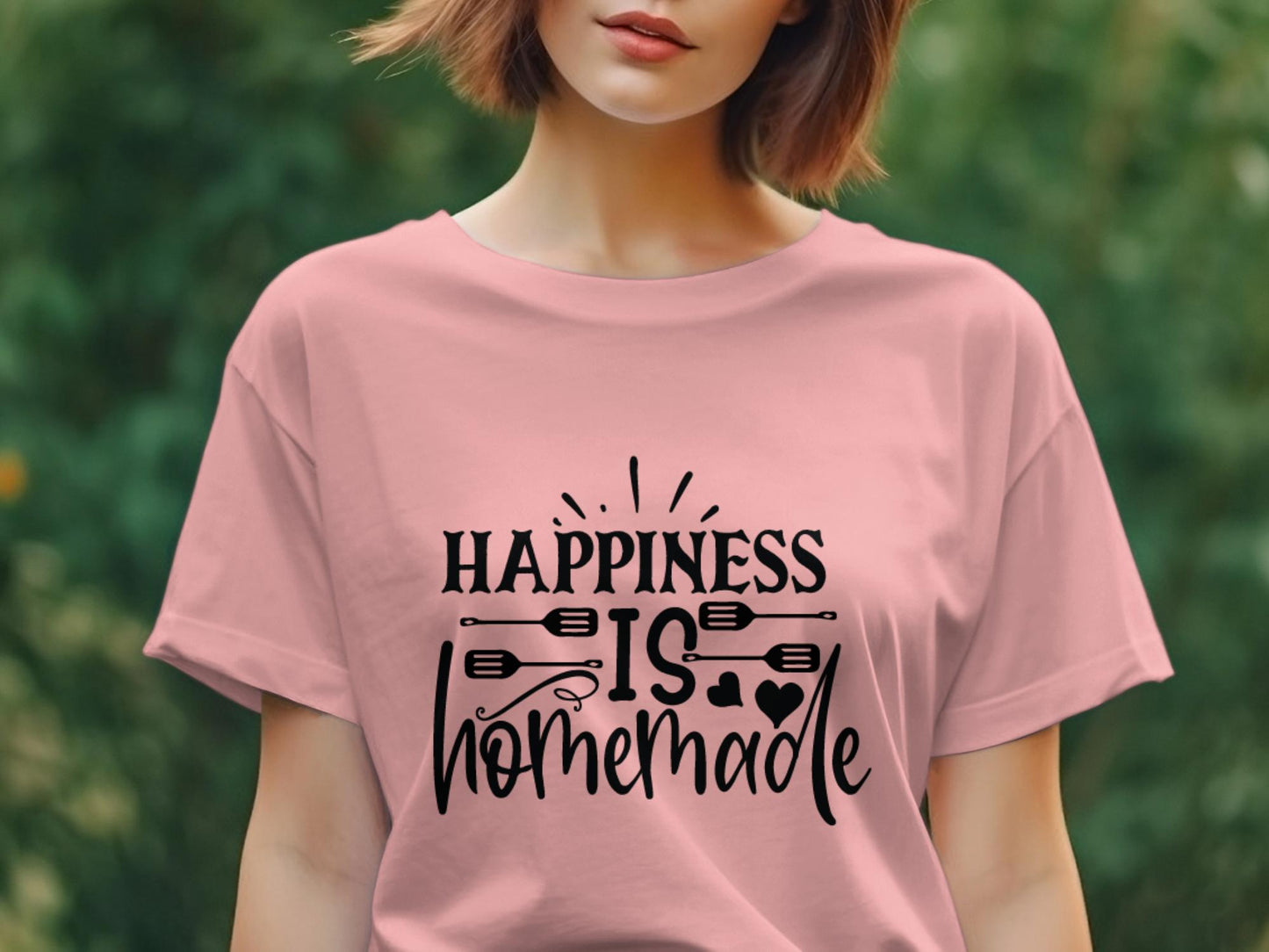 happiness is homemade Women's Ladies t-shirt - Premium t-shirt from MyDesigns - Just $19.95! Shop now at Lees Krazy Teez