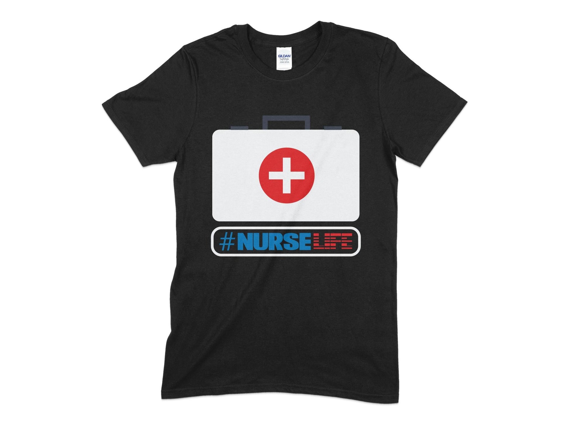 Hashtag nurse life job title unisex t-shirt - Premium t-shirt from MyDesigns - Just $19.95! Shop now at Lees Krazy Teez