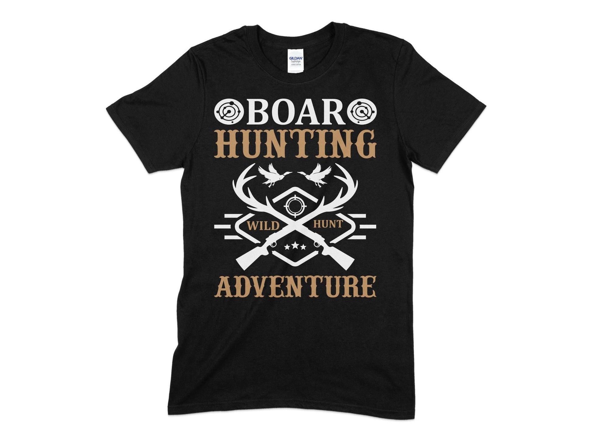 Boar hunting wild hunt adventure t-shirt - Premium t-shirt from MyDesigns - Just $19.95! Shop now at Lees Krazy Teez