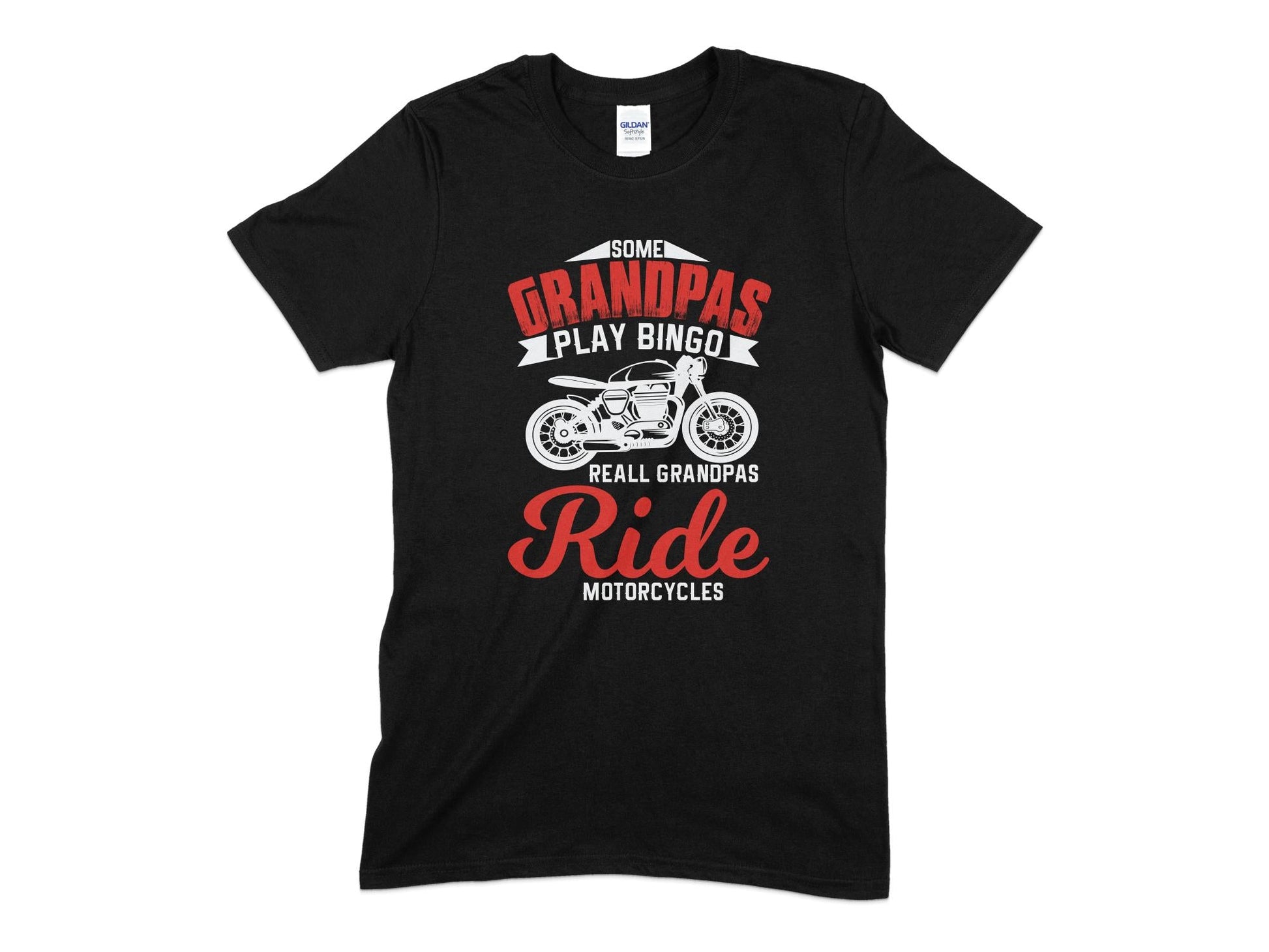 Some Grandpas play bingo real Grandpas ride motorcycles - Premium t-shirt from MyDesigns - Just $19.95! Shop now at Lees Krazy Teez