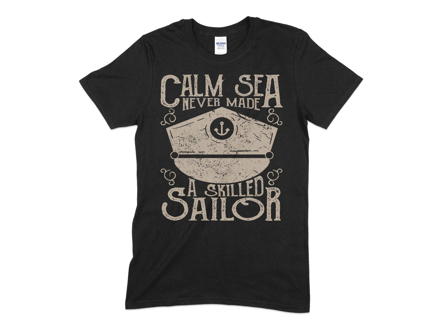 Calm Sea never made a skilled sailor t-shirt - Premium t-shirt from MyDesigns - Just $17.95! Shop now at Lees Krazy Teez