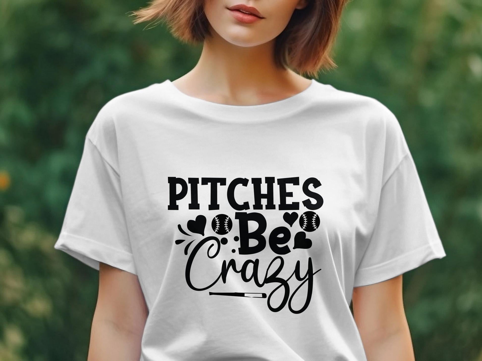 Pitches Be Crazy awesome Women's t-shirt - Premium t-shirt from MyDesigns - Just $19.95! Shop now at Lees Krazy Teez