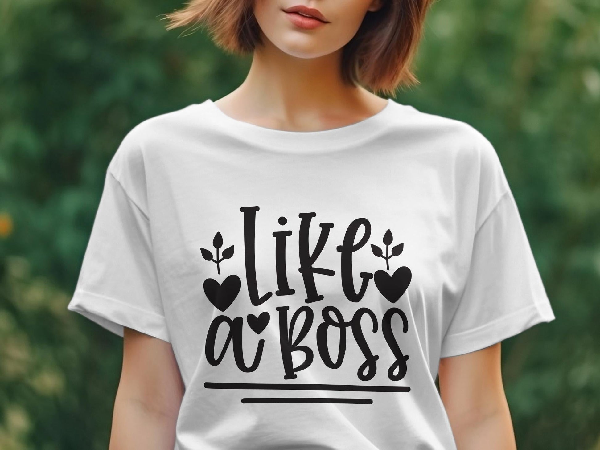 Like a Boss Women's tee shirt - Premium t-shirt from MyDesigns - Just $19.95! Shop now at Lees Krazy Teez