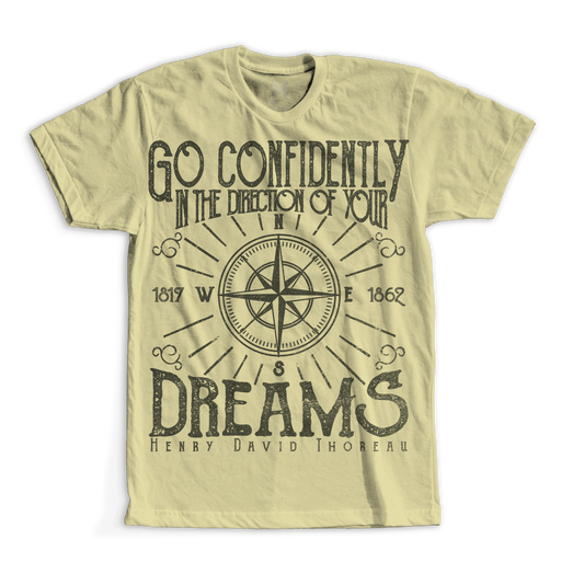 Go confidently in the direction of your dreams - Premium t-shirt from MyDesigns - Just $16.95! Shop now at Lees Krazy Teez