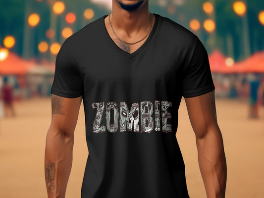 Zombie Halloween awesome Men's t-shirt - Premium t-shirt from MyDesigns - Just $19.95! Shop now at Lees Krazy Teez