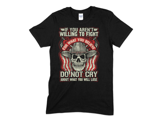 Gun Control Willing To Fight Veteran Patriot t-shirt - Premium t-shirt from MyDesigns - Just $21.95! Shop now at Lees Krazy Teez
