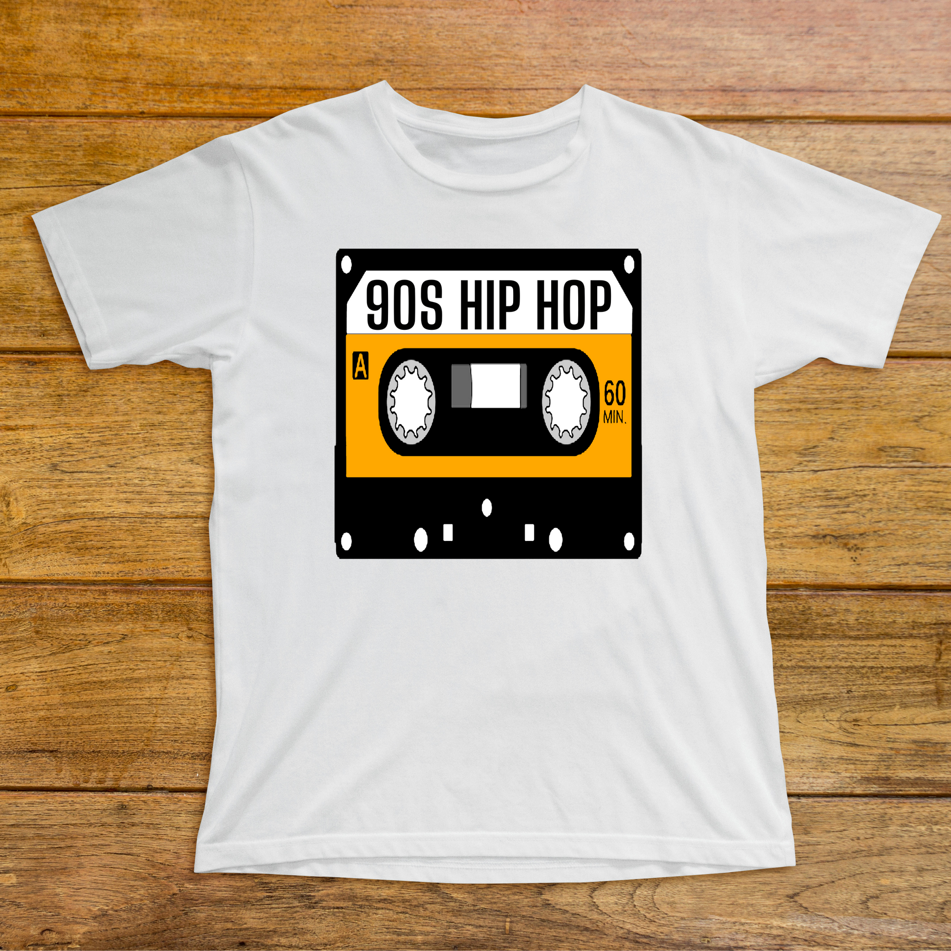 90s Hip Hop Cassette Shirt - Premium t-shirt from Lees Krazy Teez - Just $19.95! Shop now at Lees Krazy Teez