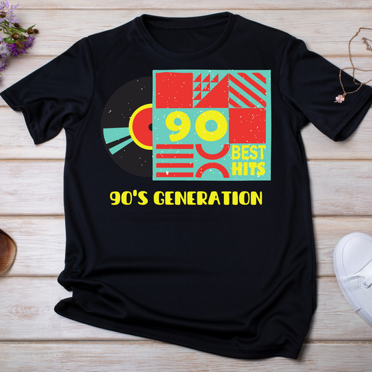 90s generation best hits music - cool vintage t shirt - Premium t-shirt from Lees Krazy Teez - Just $21.95! Shop now at Lees Krazy Teez