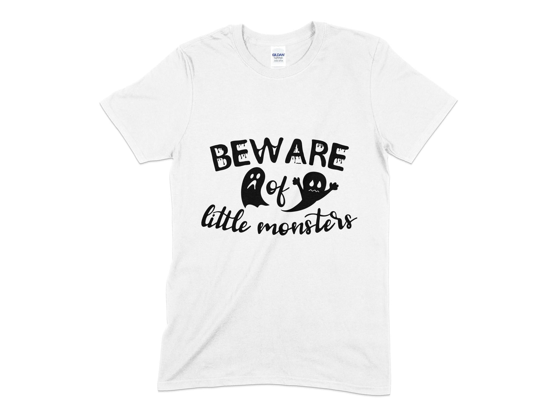 Beware of little monsters Mens womens unisex t-shirt - Premium t-shirt from MyDesigns - Just $21.95! Shop now at Lees Krazy Teez