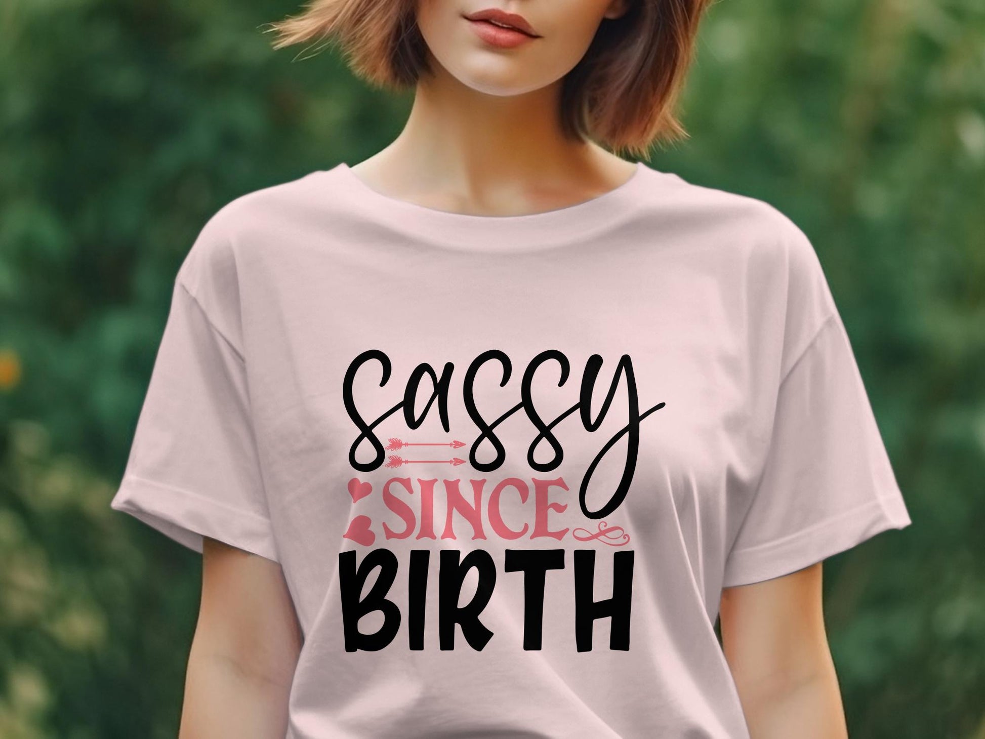 sassy since birth awesome Women's t-shirt - Premium t-shirt from MyDesigns - Just $19.95! Shop now at Lees Krazy Teez