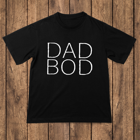 Dad bod fathers day Men's Black t-shirt - Premium t-shirt from MyDesigns - Just $19.95! Shop now at Lees Krazy Teez