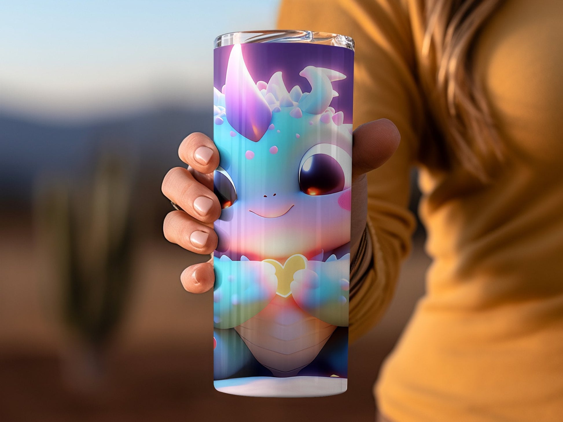 Cute blue monster tumbler wrap 20oz skinny tumbler - Premium tumbler from MyDesigns - Just $26.95! Shop now at Lees Krazy Teez